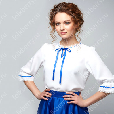 Блуза Сияна, шифон- фото 1