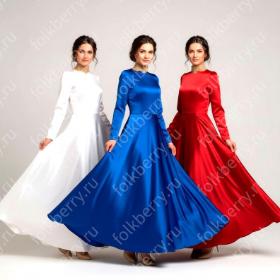 Платье Концертное-1, атлас- фото 1